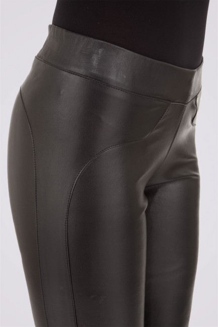 Pantalon Femme En Cuir D'agneau Ventcouvert Noir - Taille M (FR38) - Occasion Très Bon état
