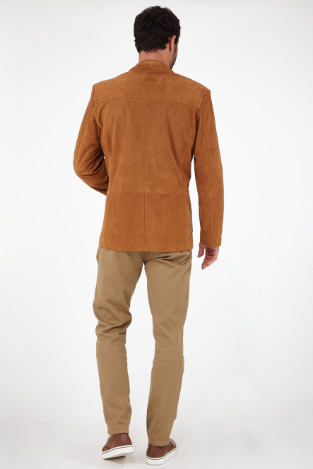 Blouson et veste en daim pour homme Torras B81628 Camel