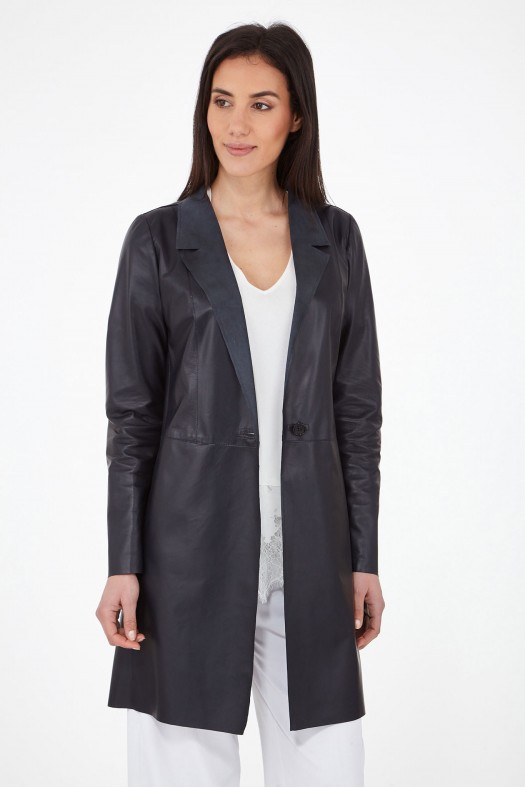 Manteau cuir, 3/4 et peau lainée Germans PD19024