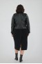 Perfecto femme en cuir, daim, peau lainée Cesare Nori PATIENCE Noir