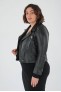 Perfecto femme en cuir, daim, peau lainée Cesare Nori PATIENCE Noir