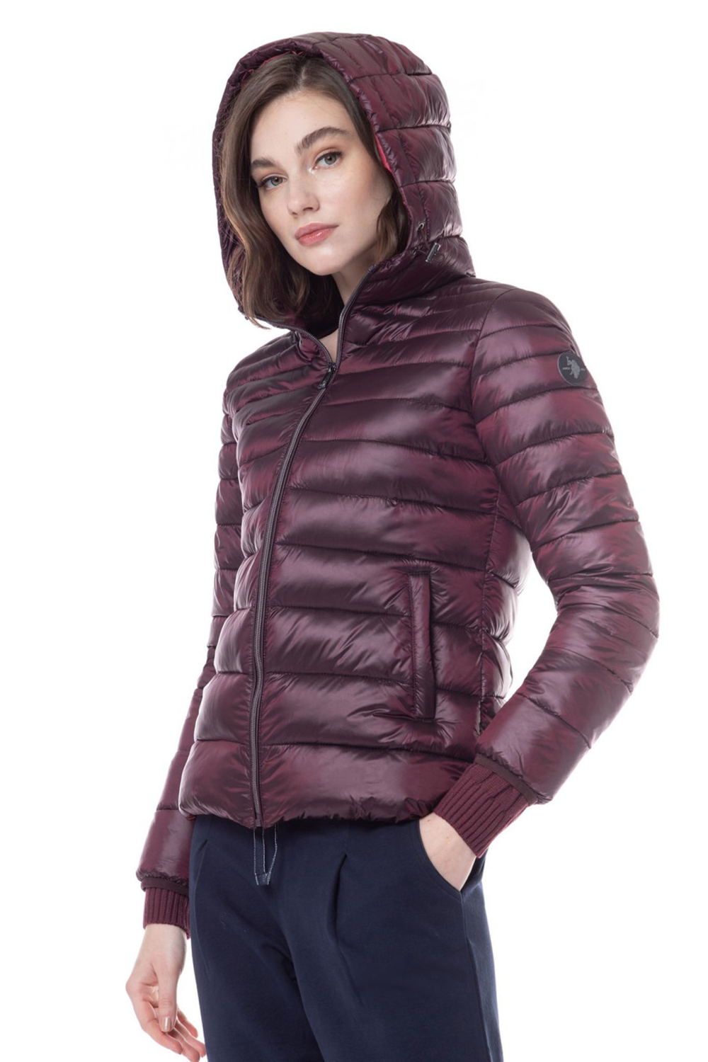 Veste Doudoune Rouge Bordeaux - Taille 40/42 (Marque M), Neuve Sans étiquettes