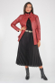 VALENTINE CLASSIC TRENCH COAT Rouge
