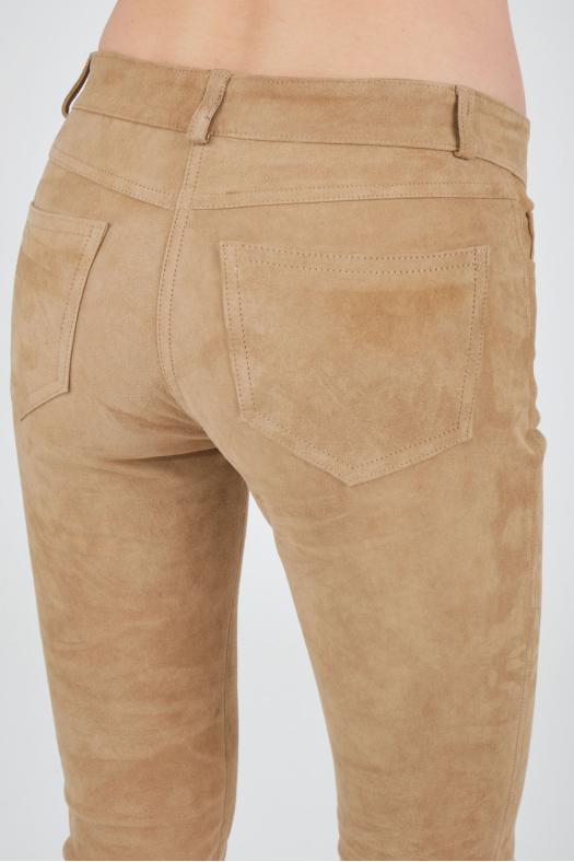 Pantalon Slim Agnès B Effet Cuir Noir - Taille XS, Stretch Coton, Pour Femme, Occasion Très Bon état