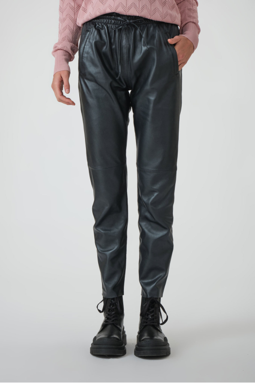 Pantalon En Cuir Oakwood Taille 40 - Coupe Bootcut, Occasion Très Bon état