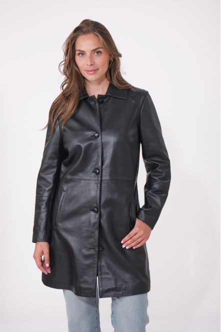 LEONIE BASIC COAT noir