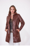 LEONIE BASIC COAT marron