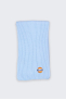 ECHARPE LOGO bleu ciel