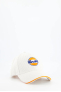 CAP LOGO 3D VELOURS ecru