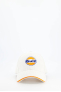 CAP LOGO 3D VELOURS ecru
