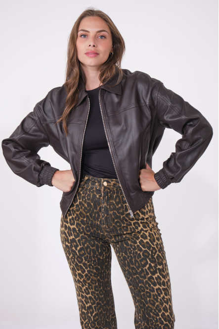 LILI COOL BOMBERS marron