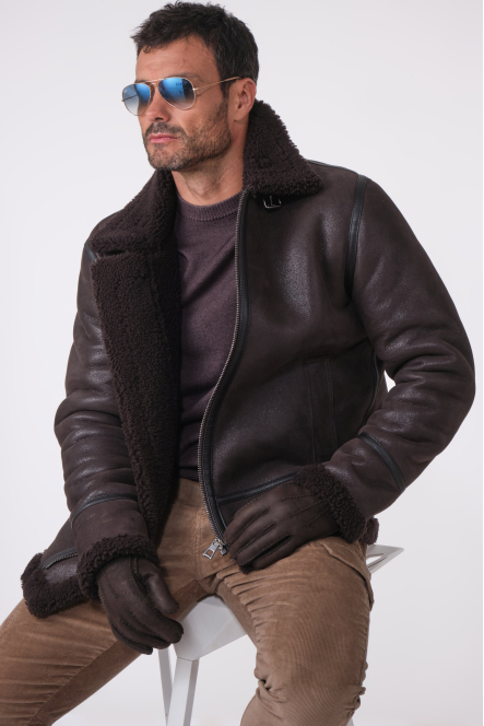 AUGUSTE ICON BOMBARDIER Marron/Marron
