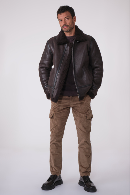 AUGUSTE ICON BOMBARDIER Marron/Marron