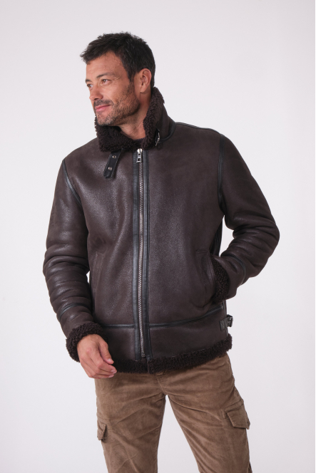 AUGUSTE ICON BOMBARDIER Marron/Marron
