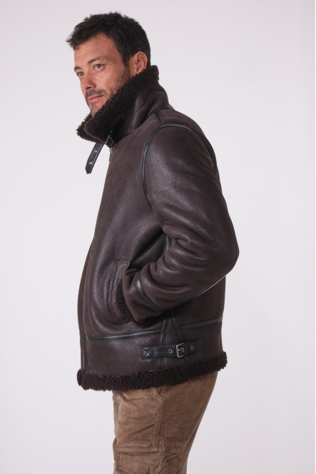 AUGUSTE ICON BOMBARDIER Marron/Marron