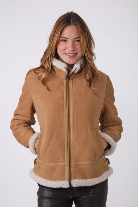 ADINE cognac SUEDE
