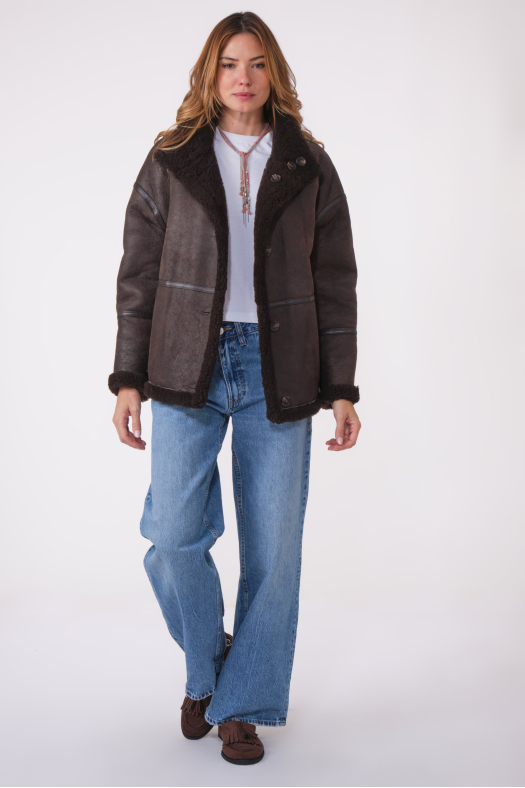 KIRSTEN REVERSIBLE marron