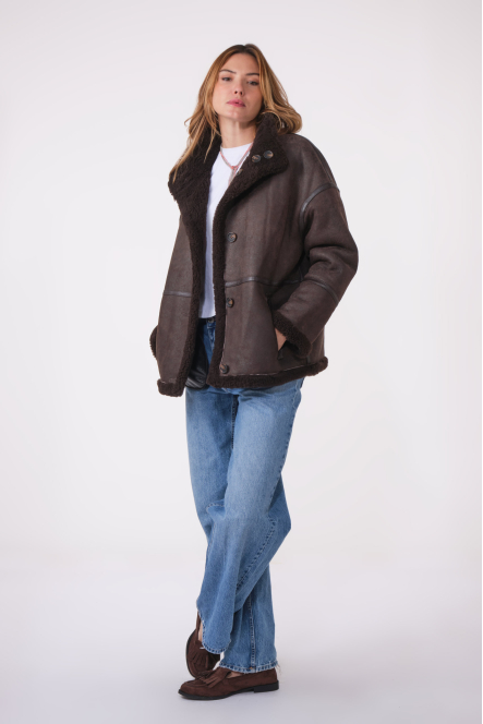 KIRSTEN REVERSIBLE marron