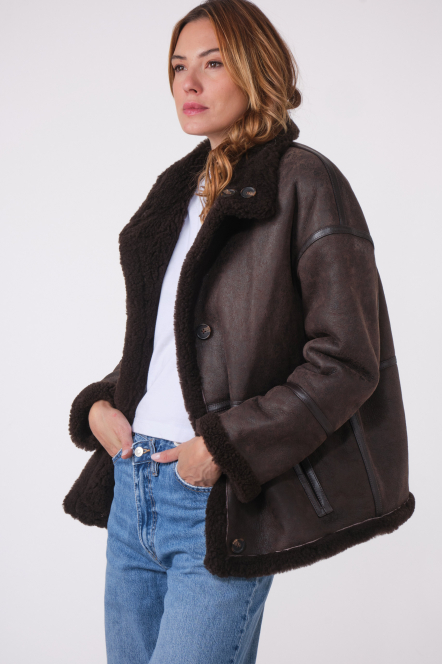 KIRSTEN REVERSIBLE marron