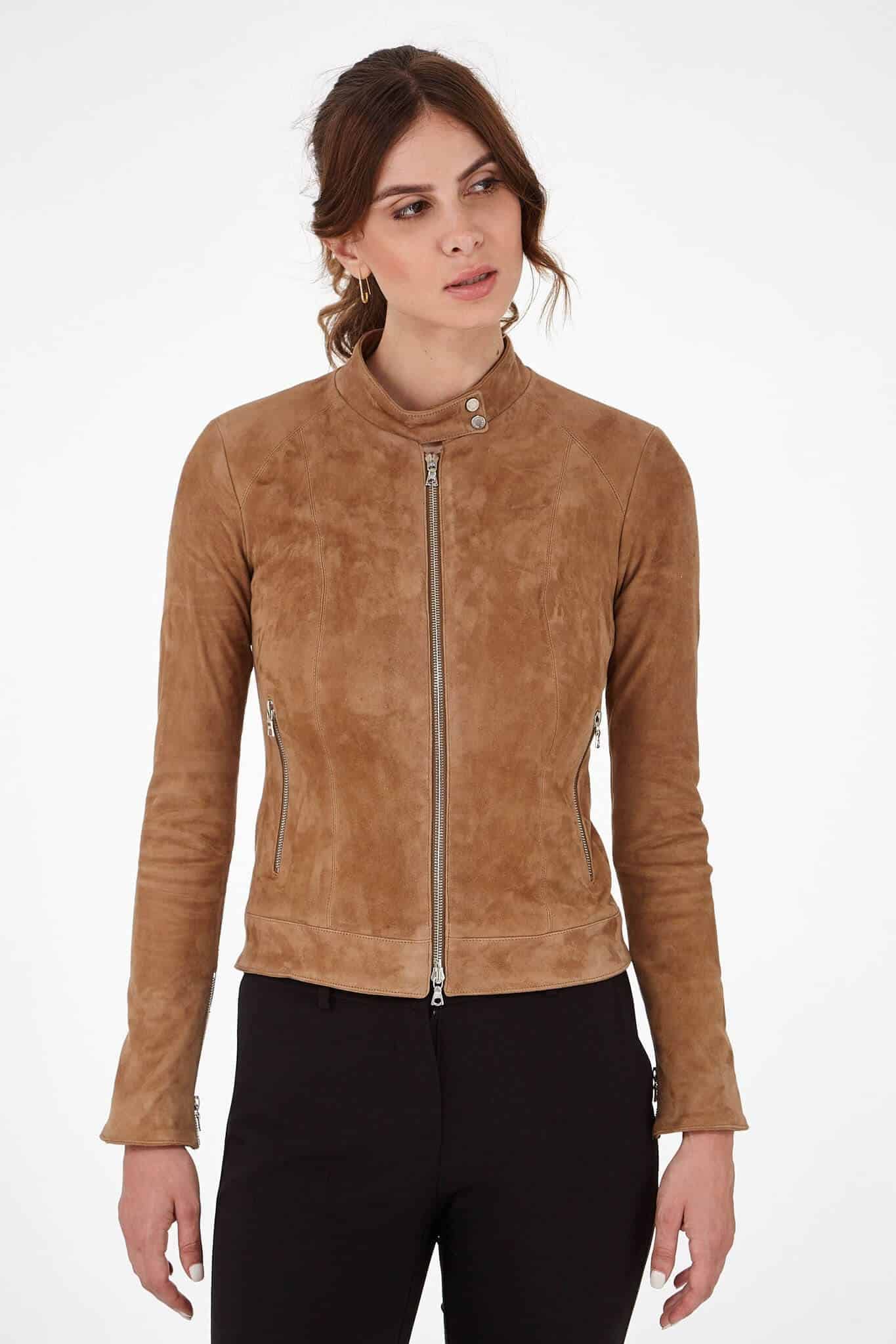Veste En Cuir Gris Ventcouvert Taille 40 - Occasion Très Bon état, Authentique Et Stylée